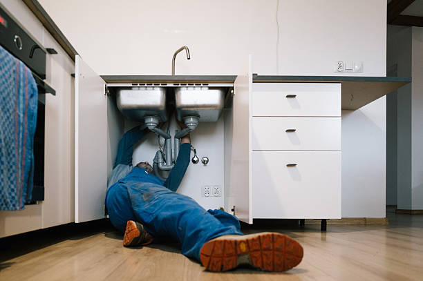 Professional Drain Cleaning technician working in Pioneer, OH